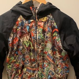 Burton Marvel youth snowboarding ski Jacket EUC